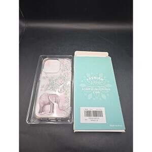 Iphone 14 Pro Max‎ Shockproof Case Cute Elephant With Screen Protector